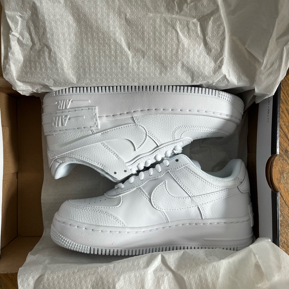 Nike Air force 1 Shadow women size 6.5 white